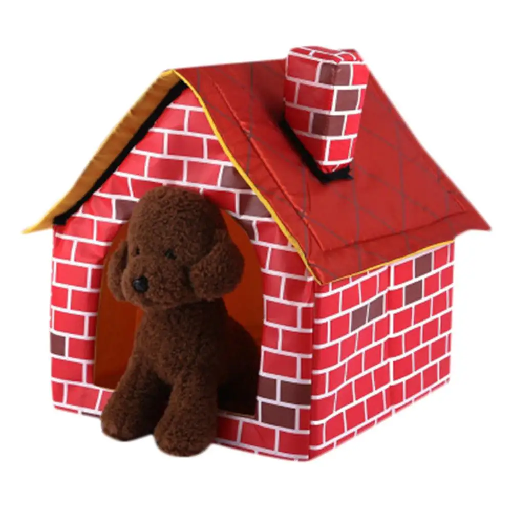 Складной домик для собаки палатка домашнего питомца переносной Дорожный Коврик