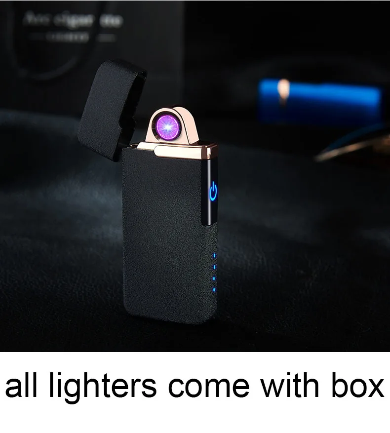 Зажигалка USB Электронная плазменная Зажигалка для курения Электронная зажигалка с выгравированным именем