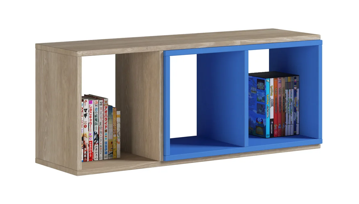 Shelf навесная formula (transformer) Oak сонома/Blue лдсп | Дом и сад