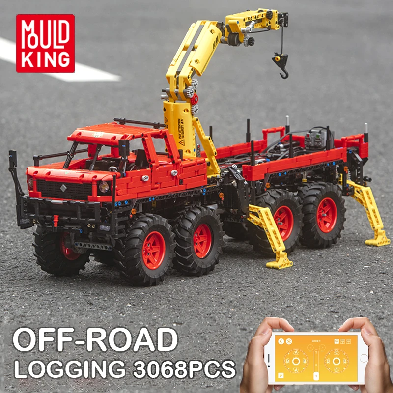 

MOULD KING Remote control Truck model High-Tech toys Motor Power Mobile Crane Mk II Sets Building Blocks Bricks Kids Toys Gifts
