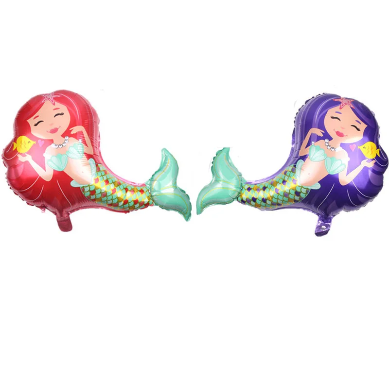 50 шт. 76x48 см с рисунком маленькая русалочка воздушный шар изображением принцессы