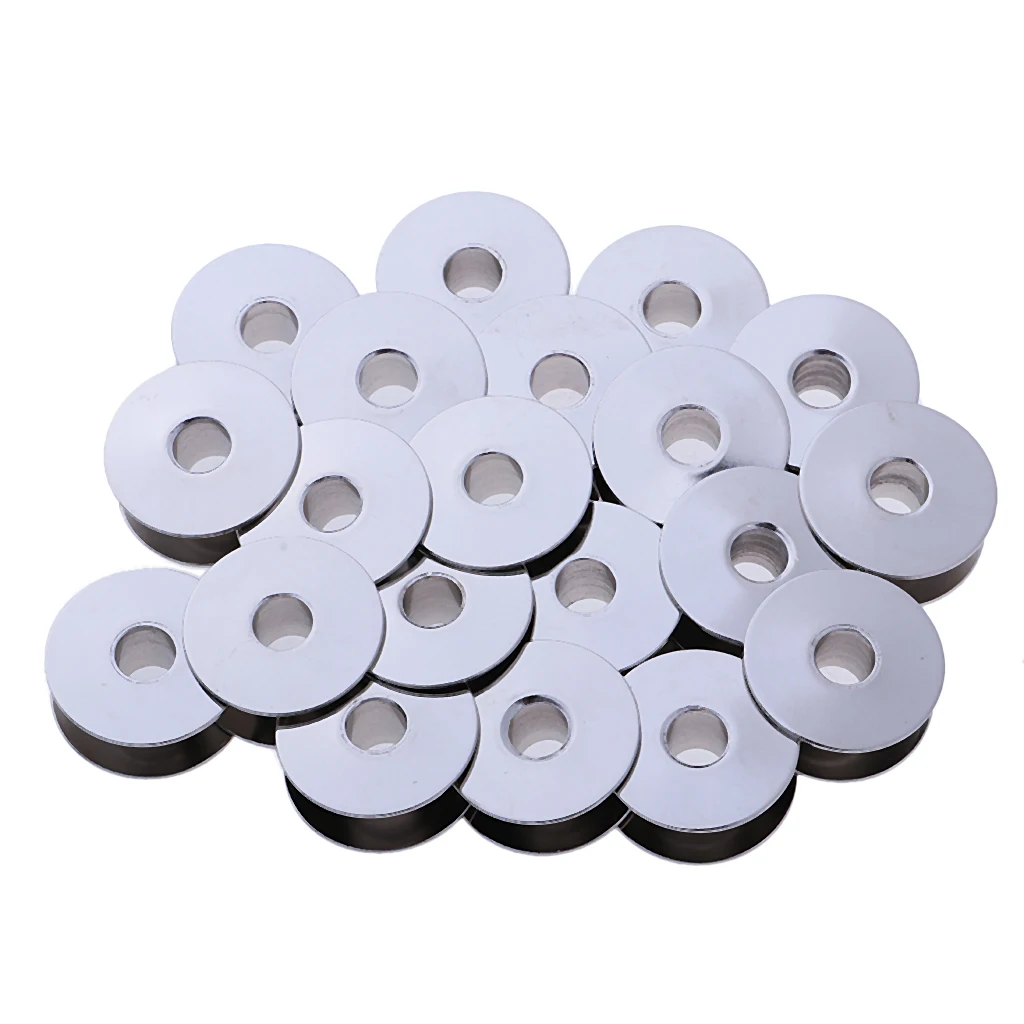 Упаковка из 20 металлических промышленных катушки для швейных машин певец