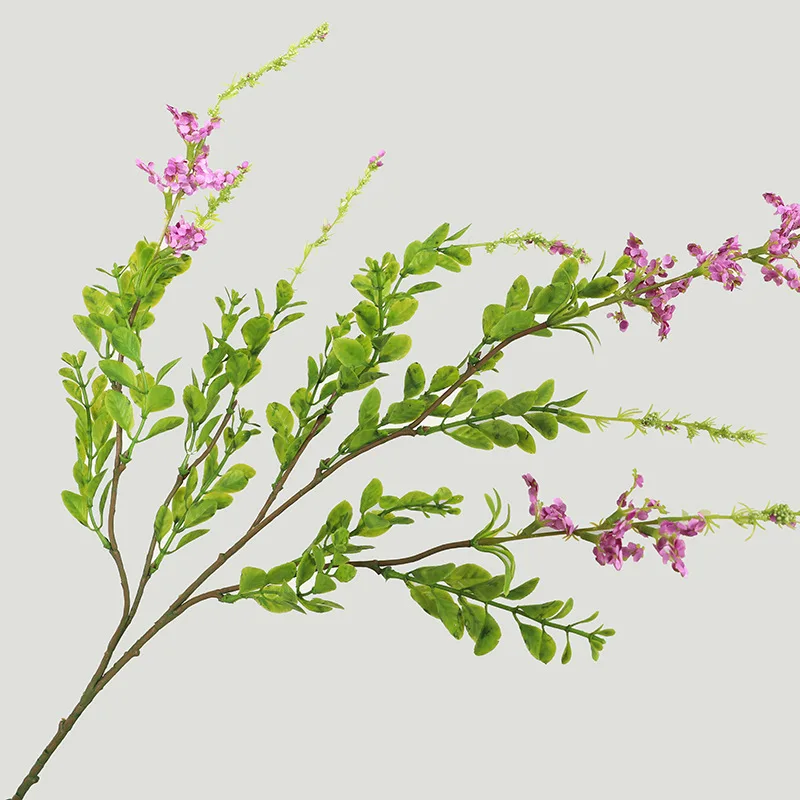 Новый Дикий мудрец трава ветки дерева с листьев шелковые искусственные цветы