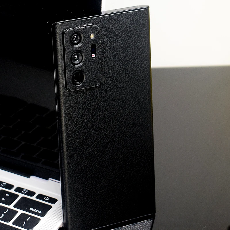 Роскошная кожаная наклейка на заднюю панель телефона SAMSUNG Galaxy S22 S21 + Note 20 Ultra 10 9 S20