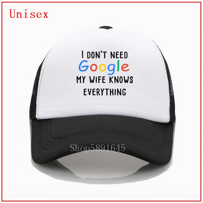 Вышитая шляпа Basball мне не нужен google моя жена знает все вышитые кепки регулируемые