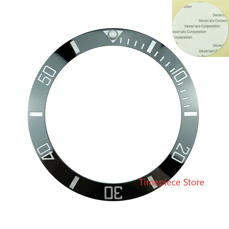 40 мм черная Золотая/серебряная Керамическая рамка с принтом вставка для часов в