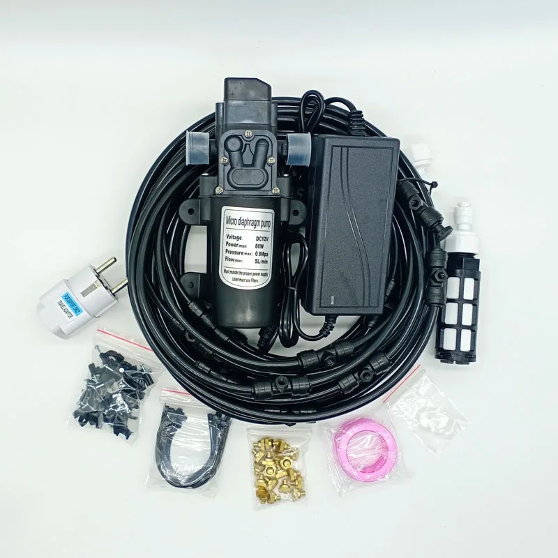 Электрический распылитель микро насос с туманом Line12M 16 шт латунная насадка