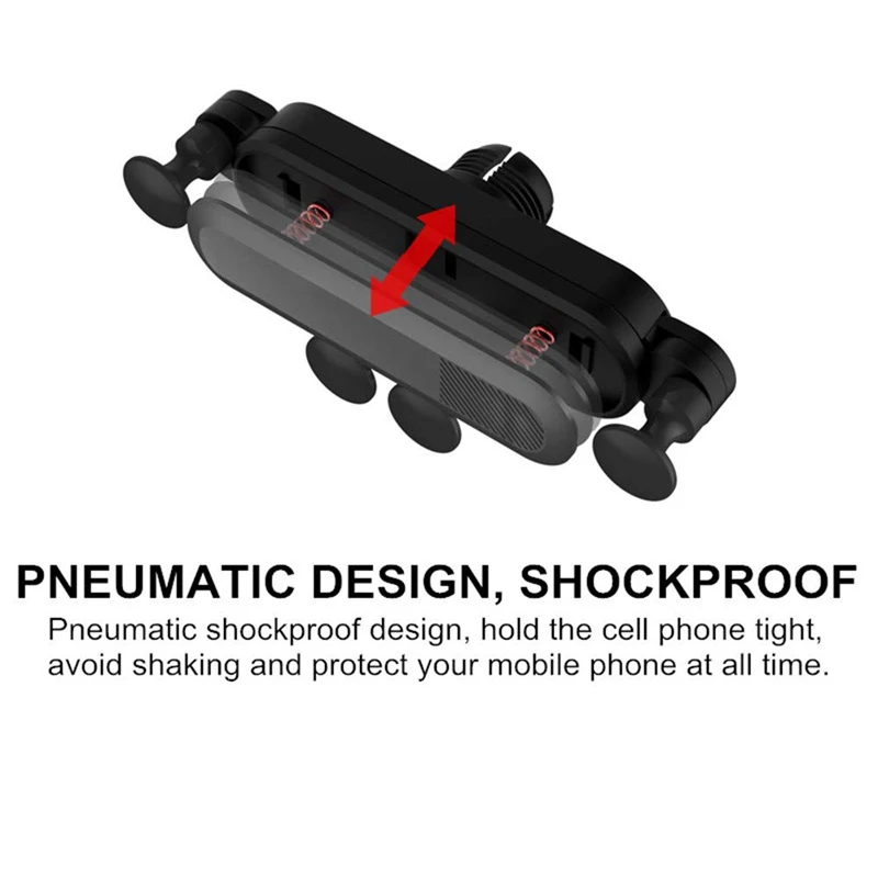 Новый автомобильный держатель телефона на вентиляции ударопрочный дизайн для