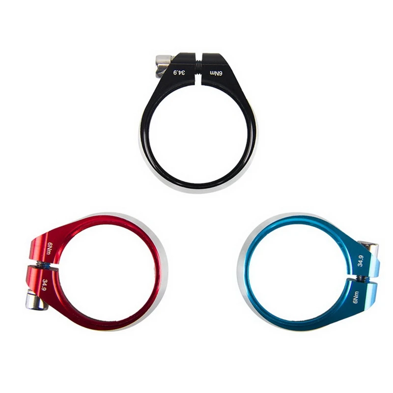 

ENLEE Bicycle Seat bar clamp ultralight mountain bicycle seat clamp lock road fittings 30.9-34.9mm seat bar quick release saddle