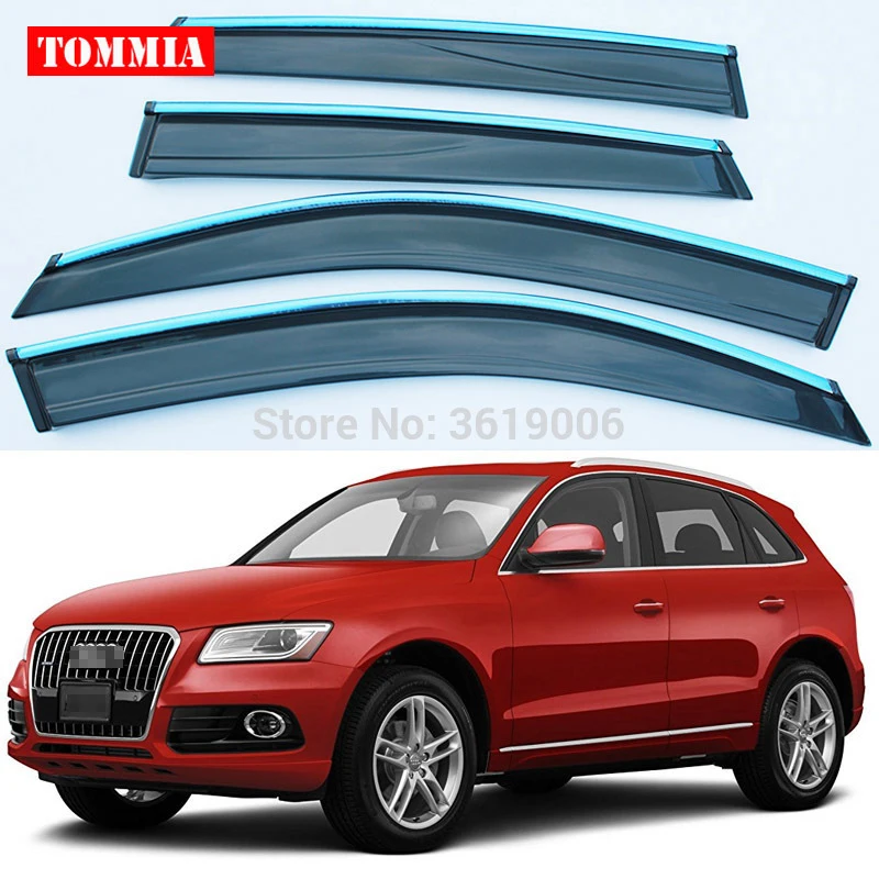 

Бренд tommia, новинка, защитный козырек для окна Audi Q5, защита от ветра и дождя, 4 шт./компл.