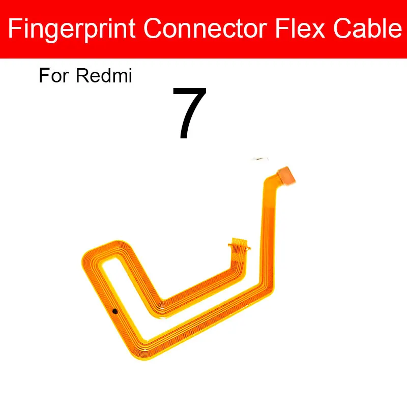 Сканер датчика отпечатков пальцев с сенсорным ID подключением для Xiaomi Redmi Mi Note 7 8