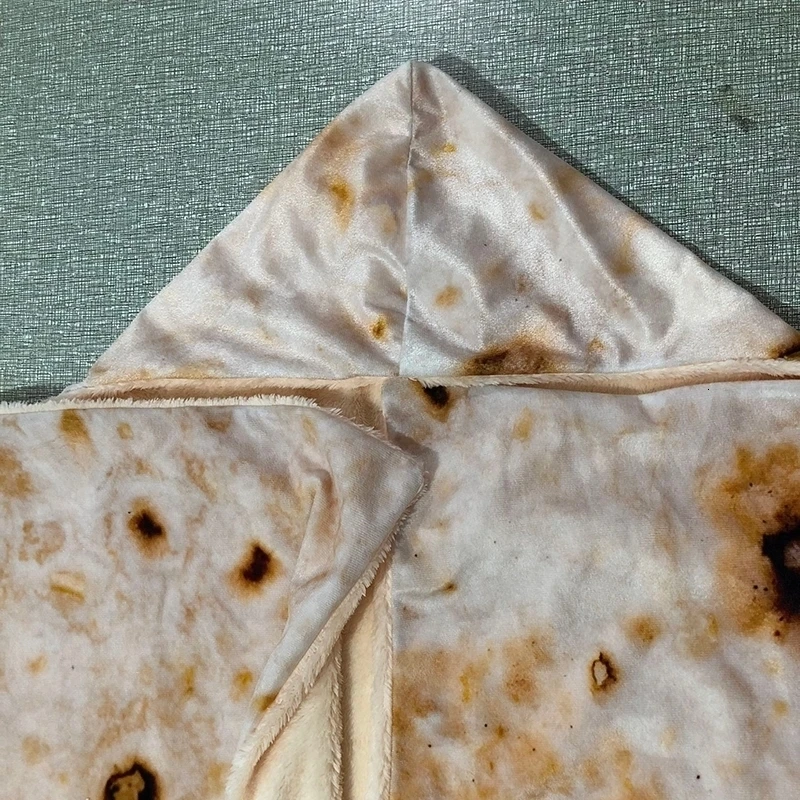 Супер мягкое одеяло с капюшоном Burrito, домашнее повседневное теплое одеяло для взрослых, детское одеяло для дивана, кровати, колена