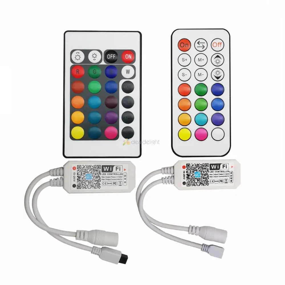 Светодиодный контроллер Magic Home Bluetooth Wi Fi ИК RF 5 В 12 24 для светодиодных лент WS2811 WS2812B