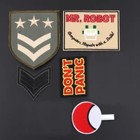 fine table tennis bat embroidered iron on patches large badges sergeant epaulet patches for clothing coat accessories