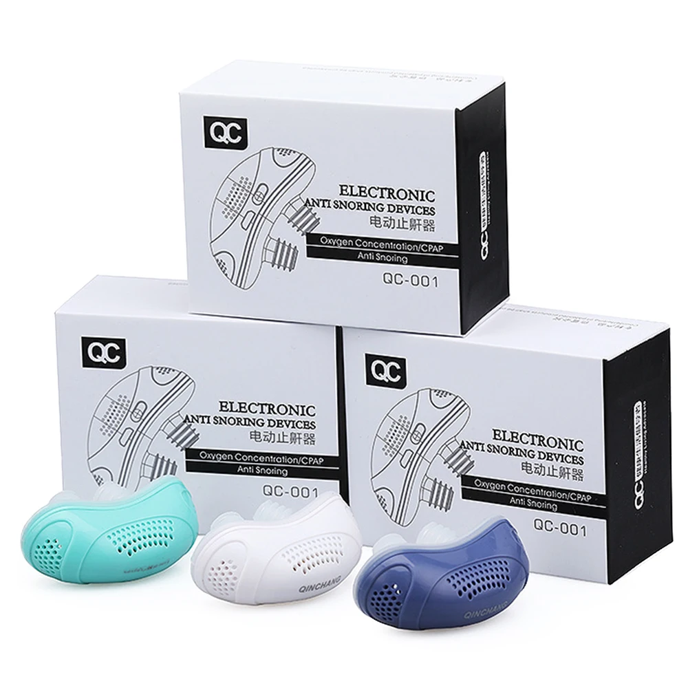 Электрическое устройство против храпа миниатюрное ограничитель дыхания в носу