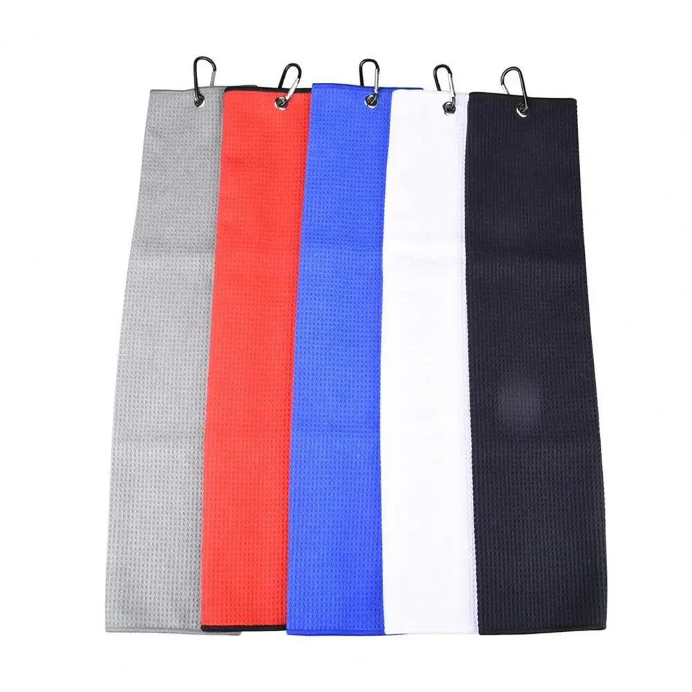 

High Quality 40*60cm Golf Towel with Hook Hand Towel Material Golf Towels Blend Colors Cotton Dropshipping Towel Soft