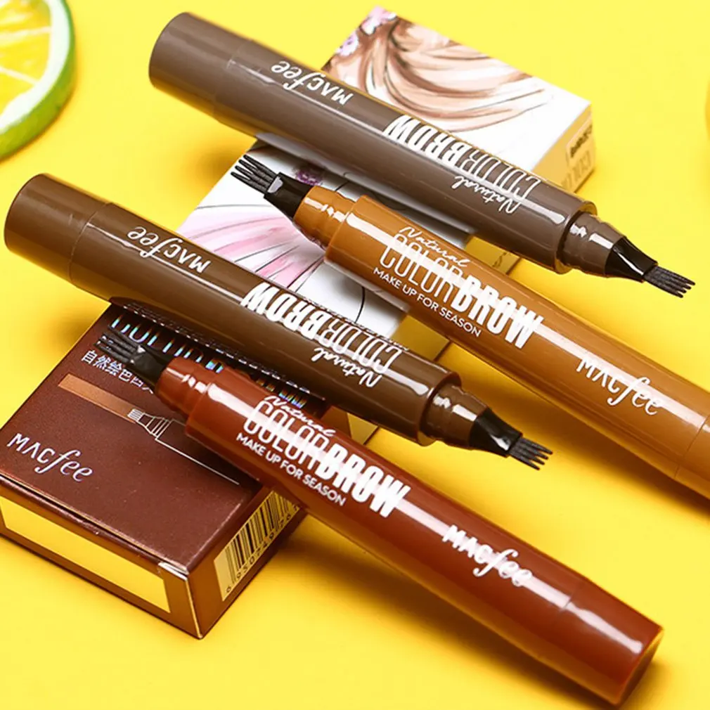 Для Macfee четыре вилки стойкий Водостойкий карандаш для бровей карандаша жидкий