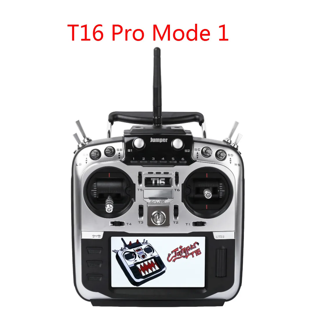T16 Pro Mode 1 Перемычка T16 Pro T16 PlusTransmitter с JP4-in-1 радиочастотным модулем с открытым исходным кодом, мультипротокол радио 2,4G 16CH 4," lcd для дрона FPV - Цвет: T16 Pro Mode 1