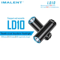 imalent ld10 mini flashlight led rechargeable light camping 1200lms torch megnetic convoy protable small searchlight portable