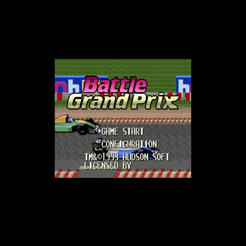 

Battle Grand Prix USA Version 16 bit Big Gray Game Card For NTSC Game Player