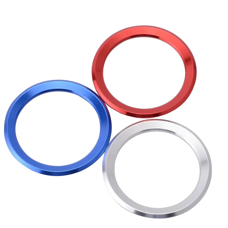 Автомобильный Стайлинг украшение кольцо отделка рулевого колеса круглая