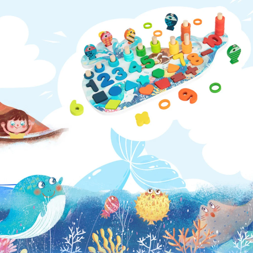 

Baby Develop Intelligence Early Educational Jigsaw Puzzle Matching