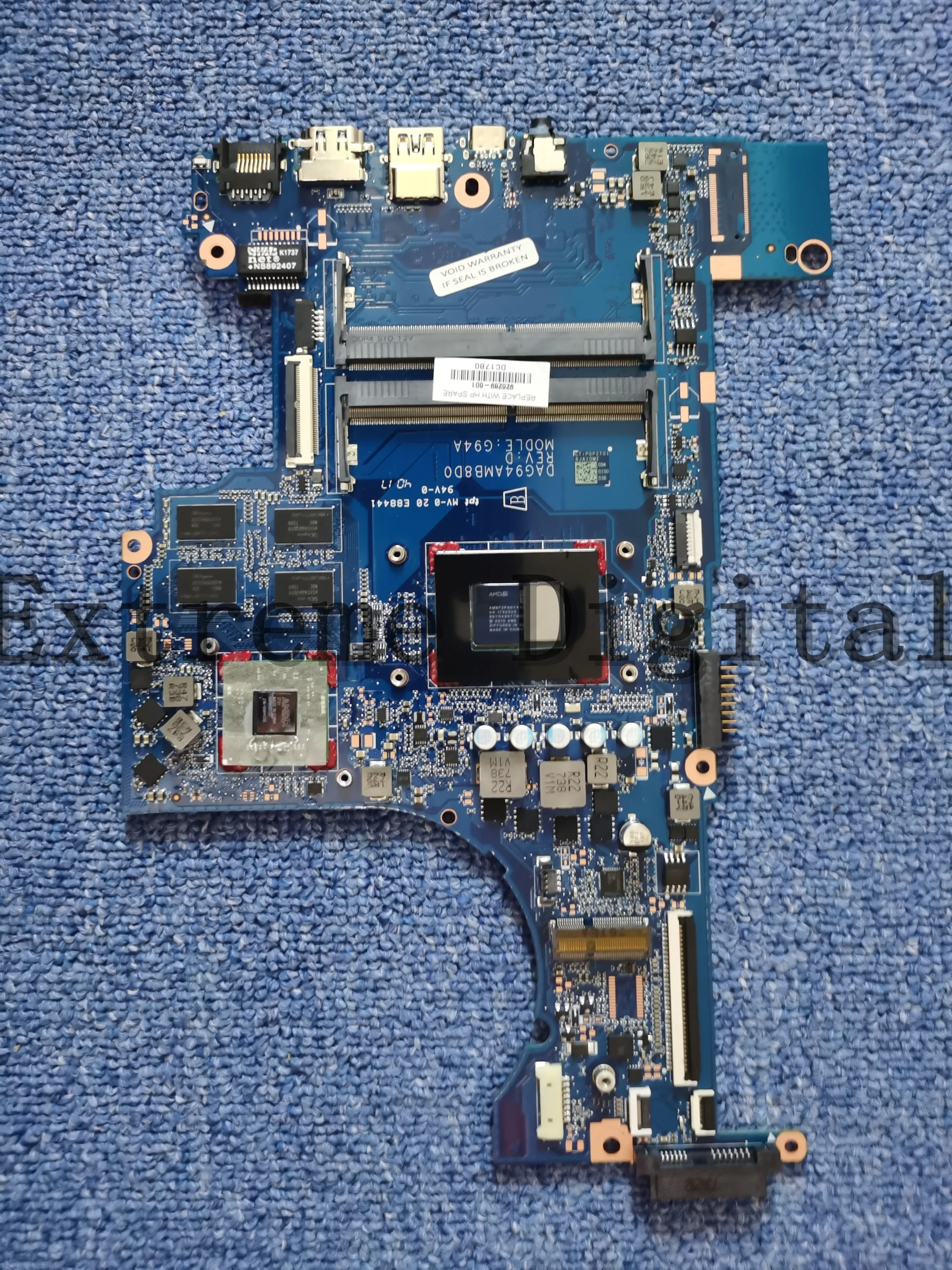 Материнская плата G94A для ноутбука HP Pavilion 15 CD 926289 601 DAG94AMB8D0 с процессором RAM:DDR4 100%