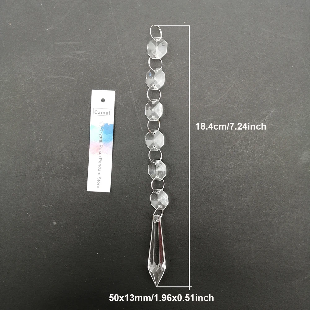 Камаль 10 шт. акриловые хрустальные бусины Висячие подвесные гирлянды люстра Висячие вечерние свадебные украшения центральные декоративные элементы для столов занавес