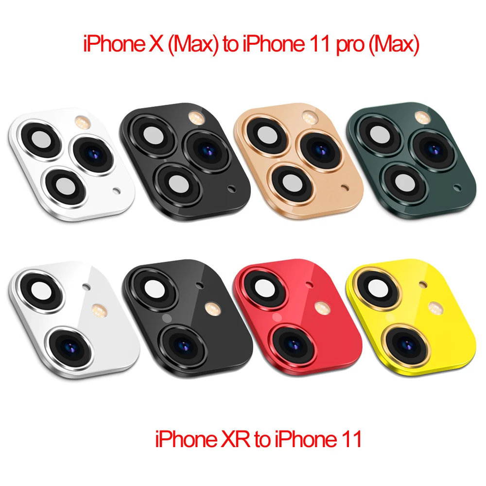 Наклейка на объектив камеры для iPhone X / XS Max за секунды смены 11 pro Улучшенная защита
