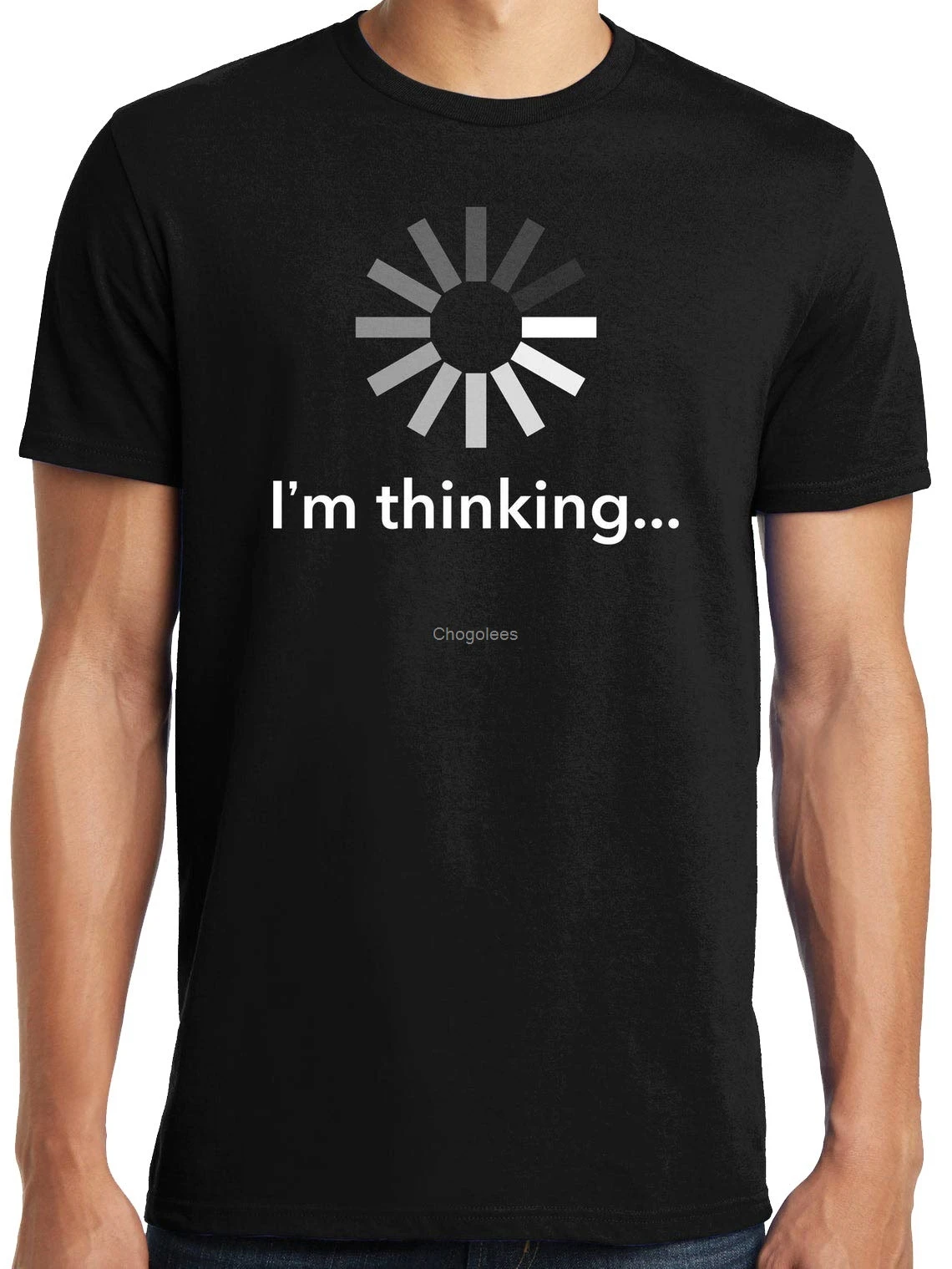 

LimsayK Big Guys Rule Funny Big and Tall Funny I'm Thinking T-Shirt