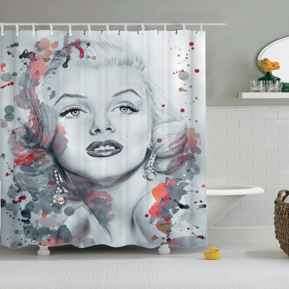 Dafied занавеска для душа в ванную комнату с изображением сахарного черепа забавное