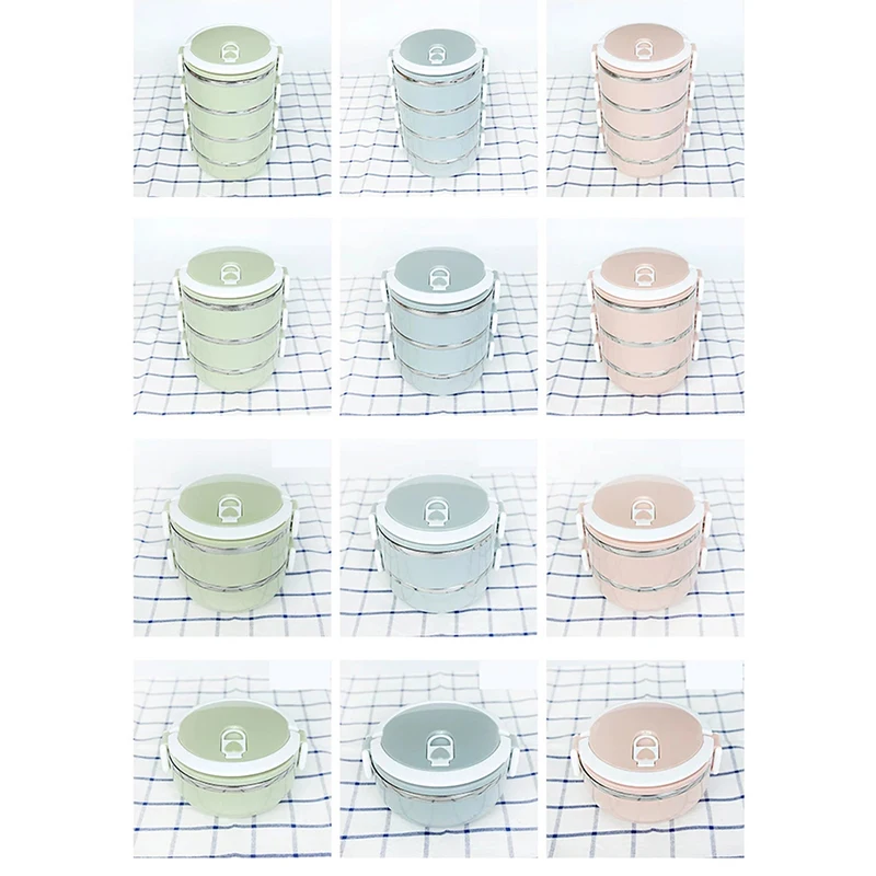 0.7-2.8L Food Thermos Box Thermal Stainless Steel Bento Lunch Container Storage Portable Picnic For Soup |