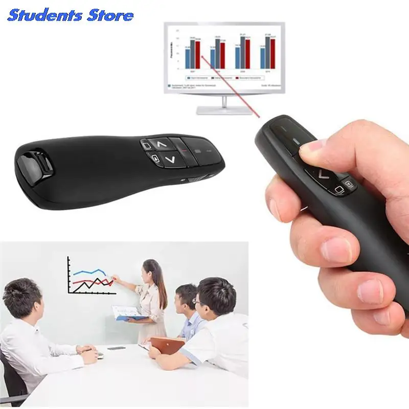 RF 2 4 ГГц USB беспроводной Презентер красная лазерная указка PPT пульт