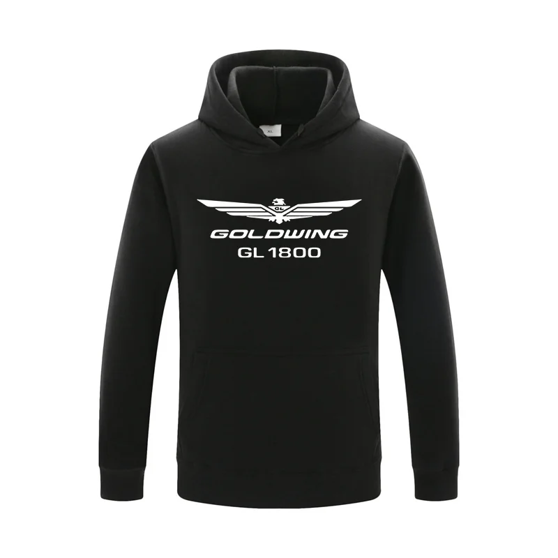 

Новинка, зимняя мотоциклетная мужская толстовка с принтом логотипа Goldwing GL1800, Женская толстовка, флисовый джоггеры, Осенний брендовый пулов...