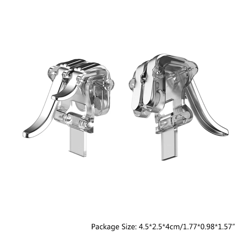 1 пара левосторонних игровых триггеров Кнопка Fire Aim ключ для Мобильный телефон