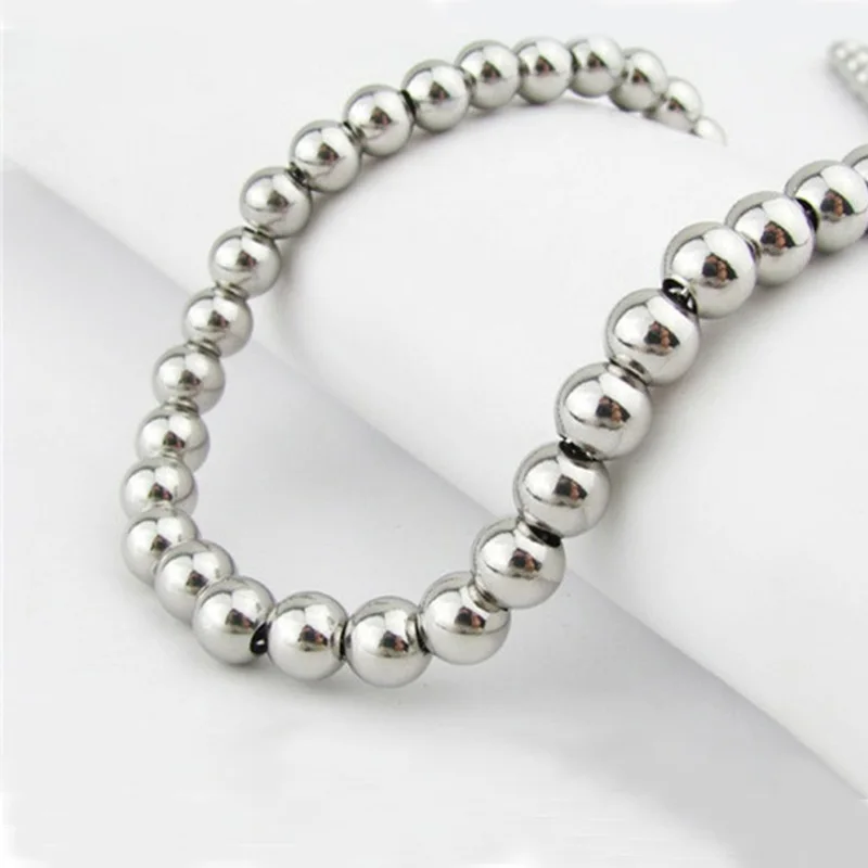 mens necklaces beads stainless steel large chain necklace gifts for male accessories jewelry on the neck wholesale | Украшения и