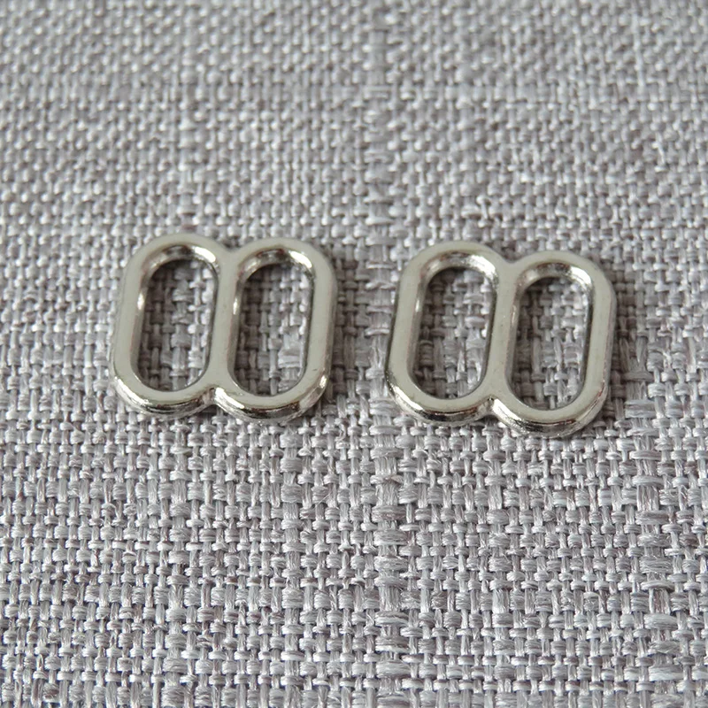 

50Pcs 10mm Wholesale DIY Cat Pet Collar Belt Loop Clasp Metal Slider Tri-Glide Straps Buckle Garment Sewing Accessories Hardware