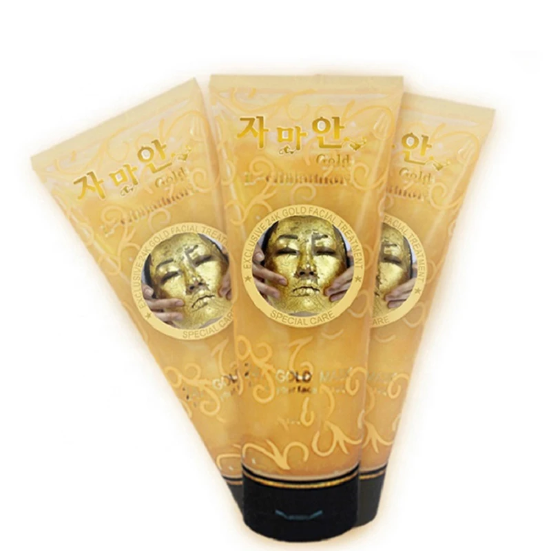 Маска для лица с коллагеном 3 шт./лот 24K Gold |