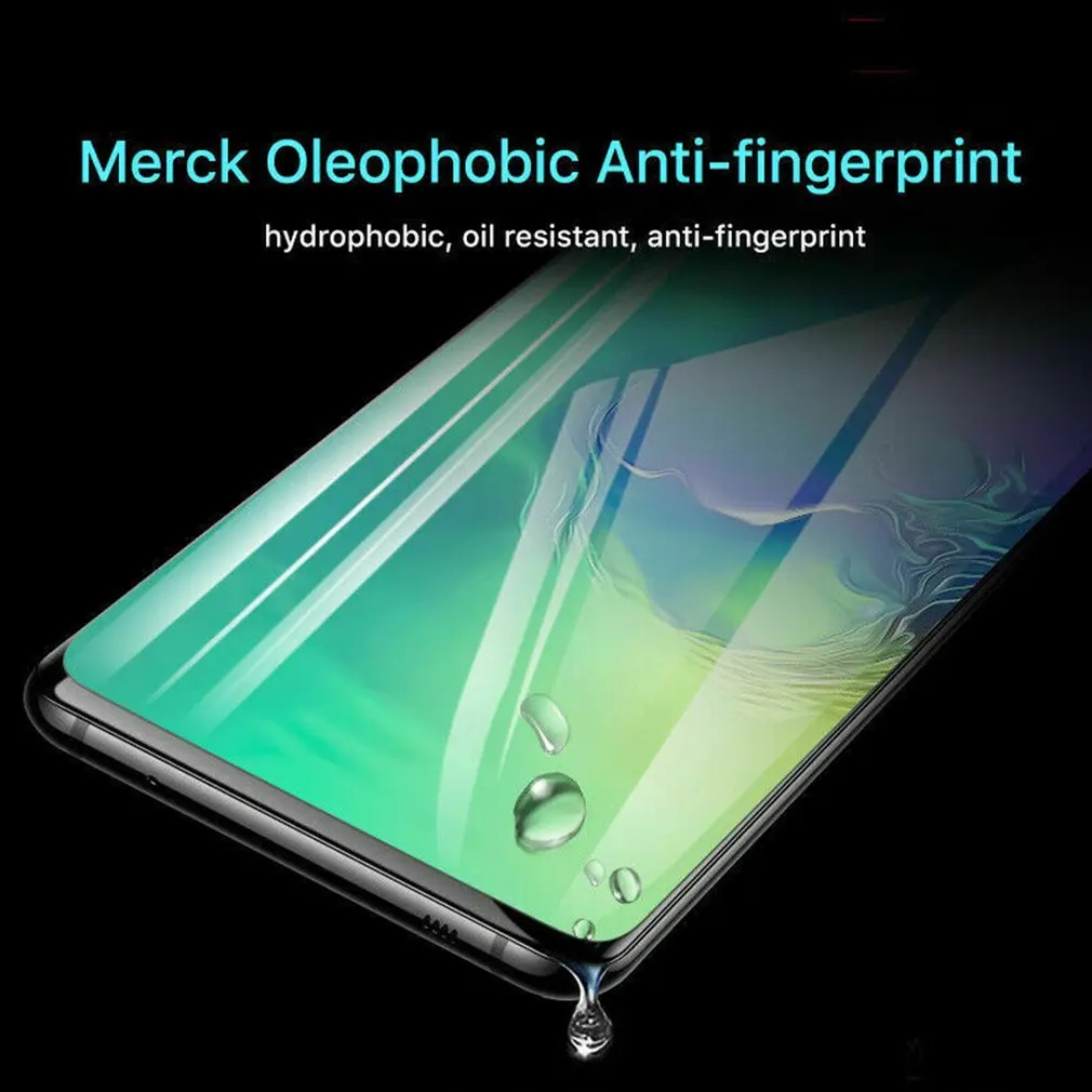 Для Samsung S10 Plus Полный клей УФ жидкое закаленное стекло для защиты экрана наборы +
