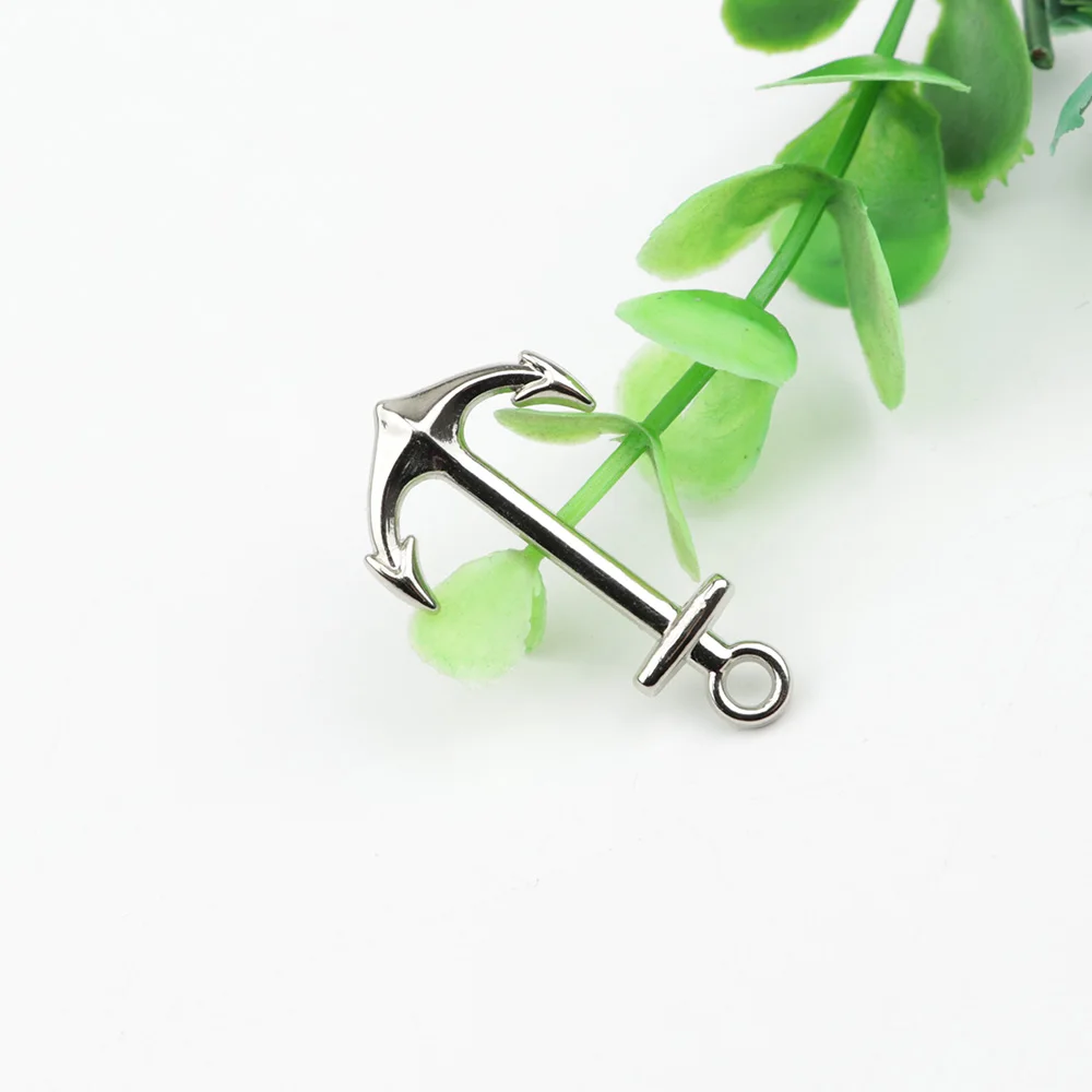 Мужские Зажимы для галстука с якорем 3 цвета золотой черный вариант новый дизайн