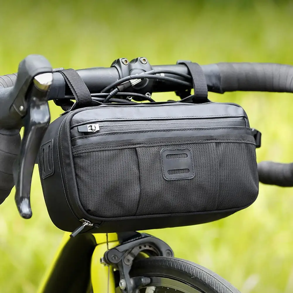 

3L Bicycle Head Storage Bags Large Capacity Cycling Handlebar Front Frame Pannier Bag Portable Shoulder Bag Bike Accessories