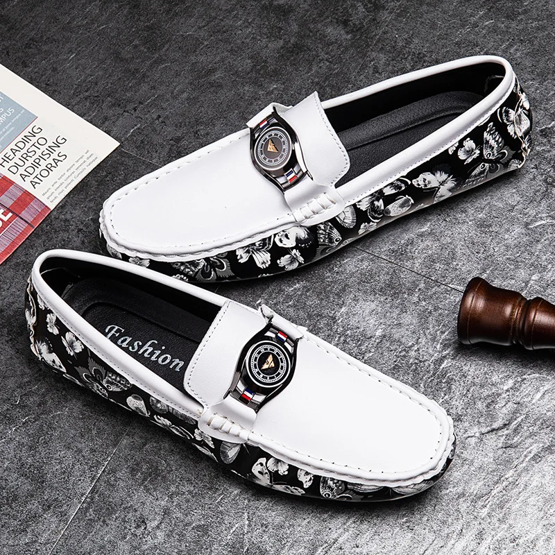 

2021 Brand New Fashion Men Loafers Men Large Size 46 Casual Shoes High Quality Adult Moccasins Men Driving Shoes Male Footwear