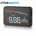 Цифровой Автомобильный спидометр LEEPEE, OBD2 II интерфейс, автомобильный hud Дисплей с GPS, спидометр, кмч, система предупреждения об ускорении