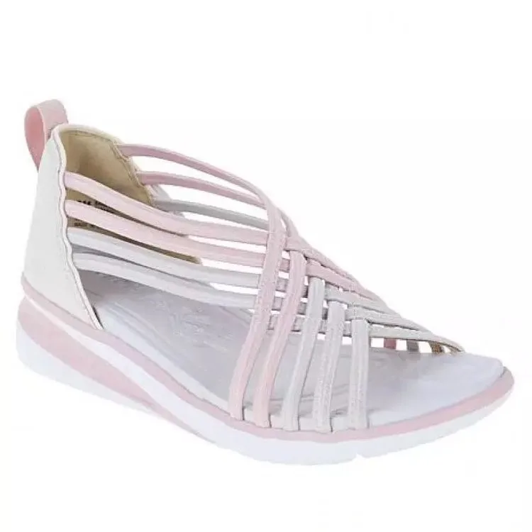 

Summer Women Sandals New Mixed Color Casual Wedges Ladies Shoes Peep Toe Slip on Fashion Comfort Female Sandalias Zapatos Mujer