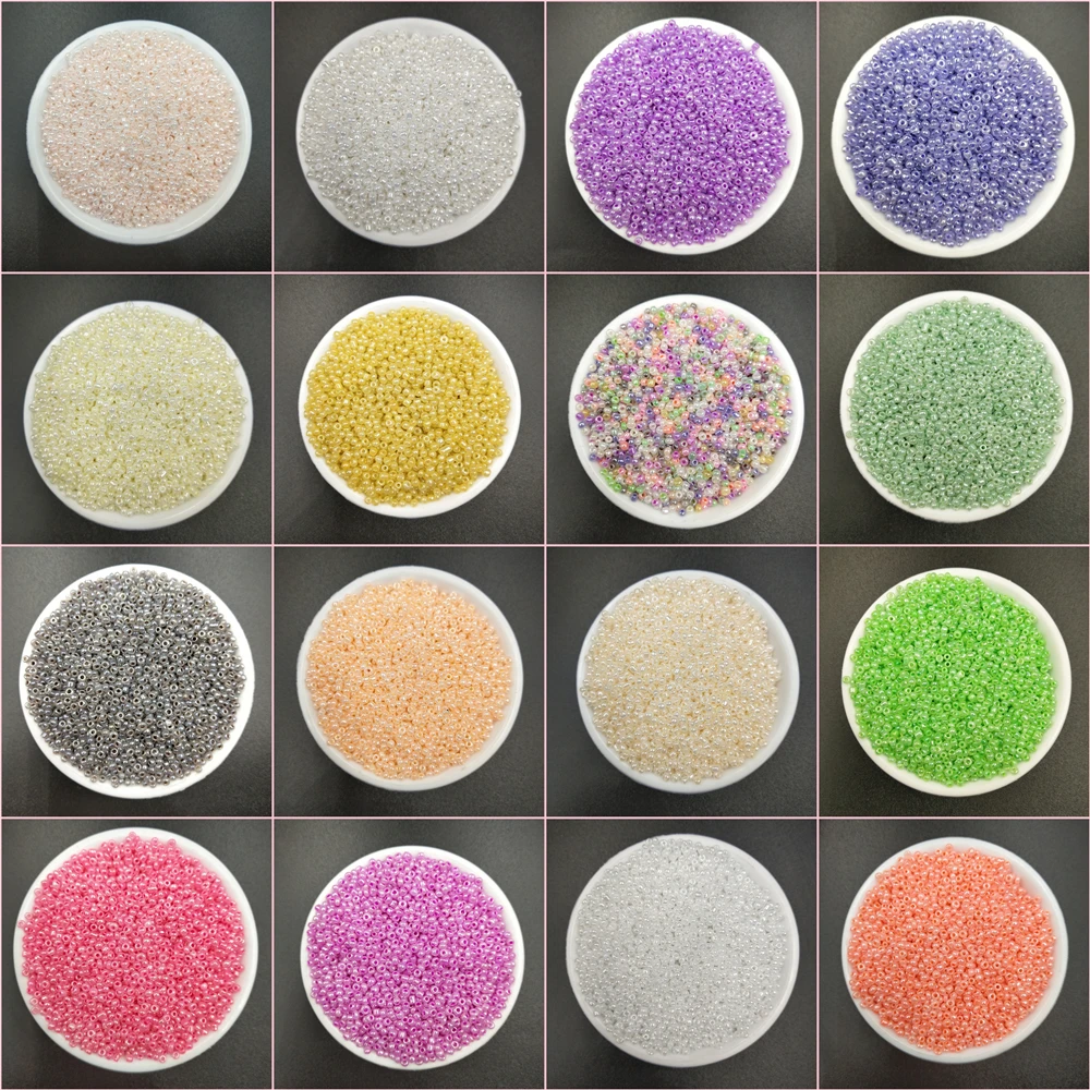 10 г/лот 2 мм бусины-разделители кремового цвета из чешского стекла круглые бусины