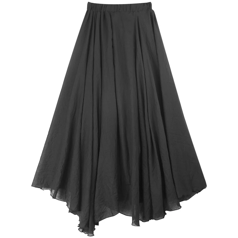 Оригинальная темно-длинная юбка Yamamoto японская в готическом стиле тактическая