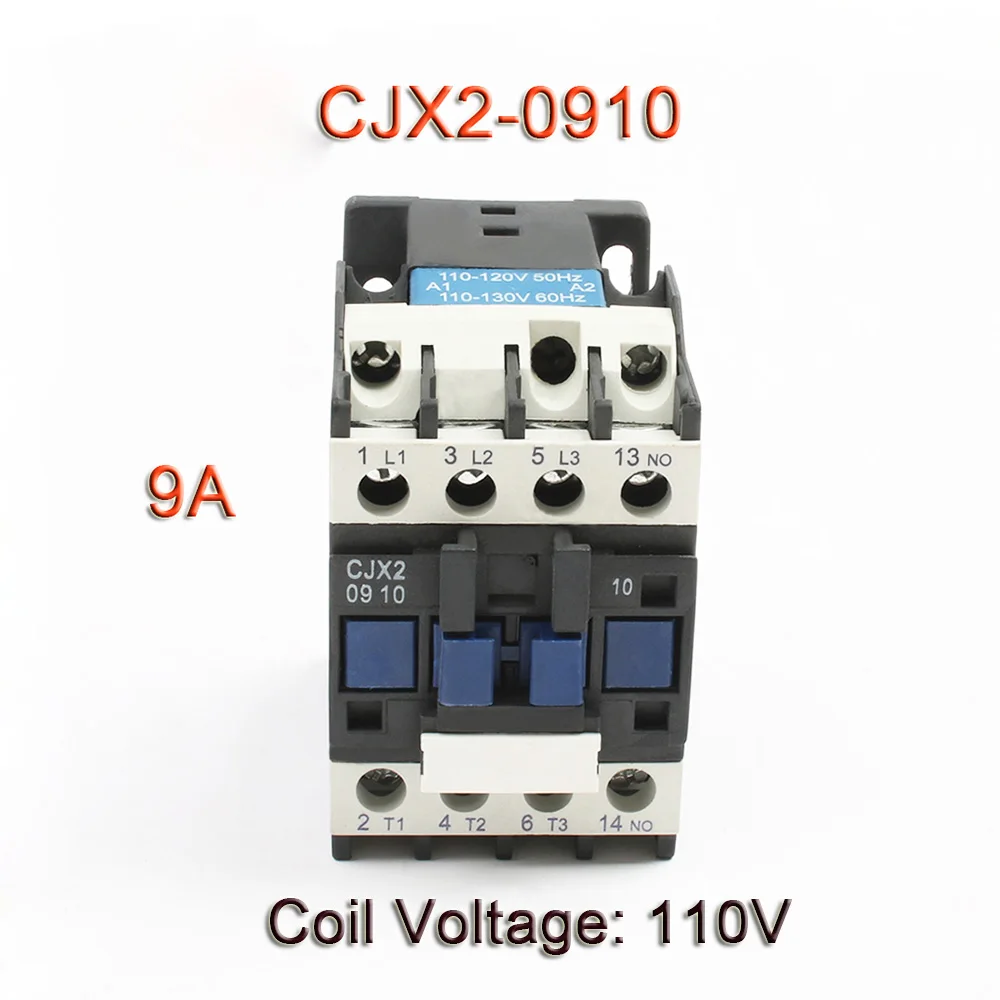 0910-110V CJX2,CJX2-0910 LC1 CJX2-0910 CJX2-1210 CJX2-1810 380v 9a ac contactor 380V AC 9A /12A/18A 50 HZ/60HZ 220V 110V orginal - Цвет: 0910-110V