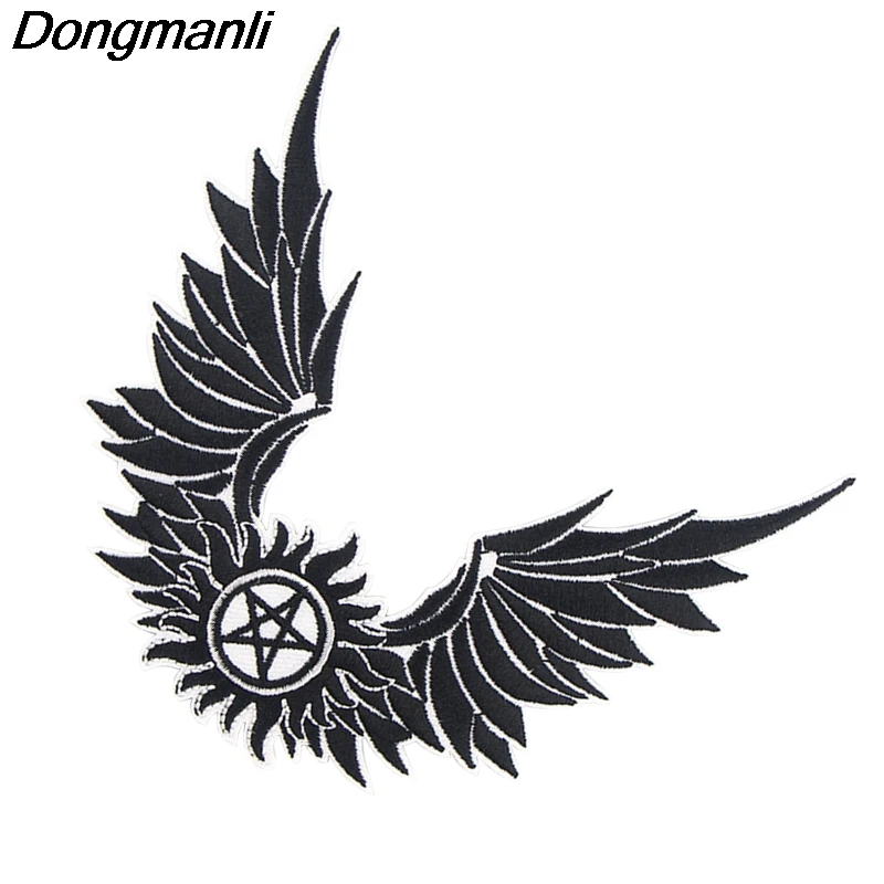P4287 Dongmanli Supernatural TV вышитая нашивка аниме ПРИШИТАЯ железная аппликация значок для