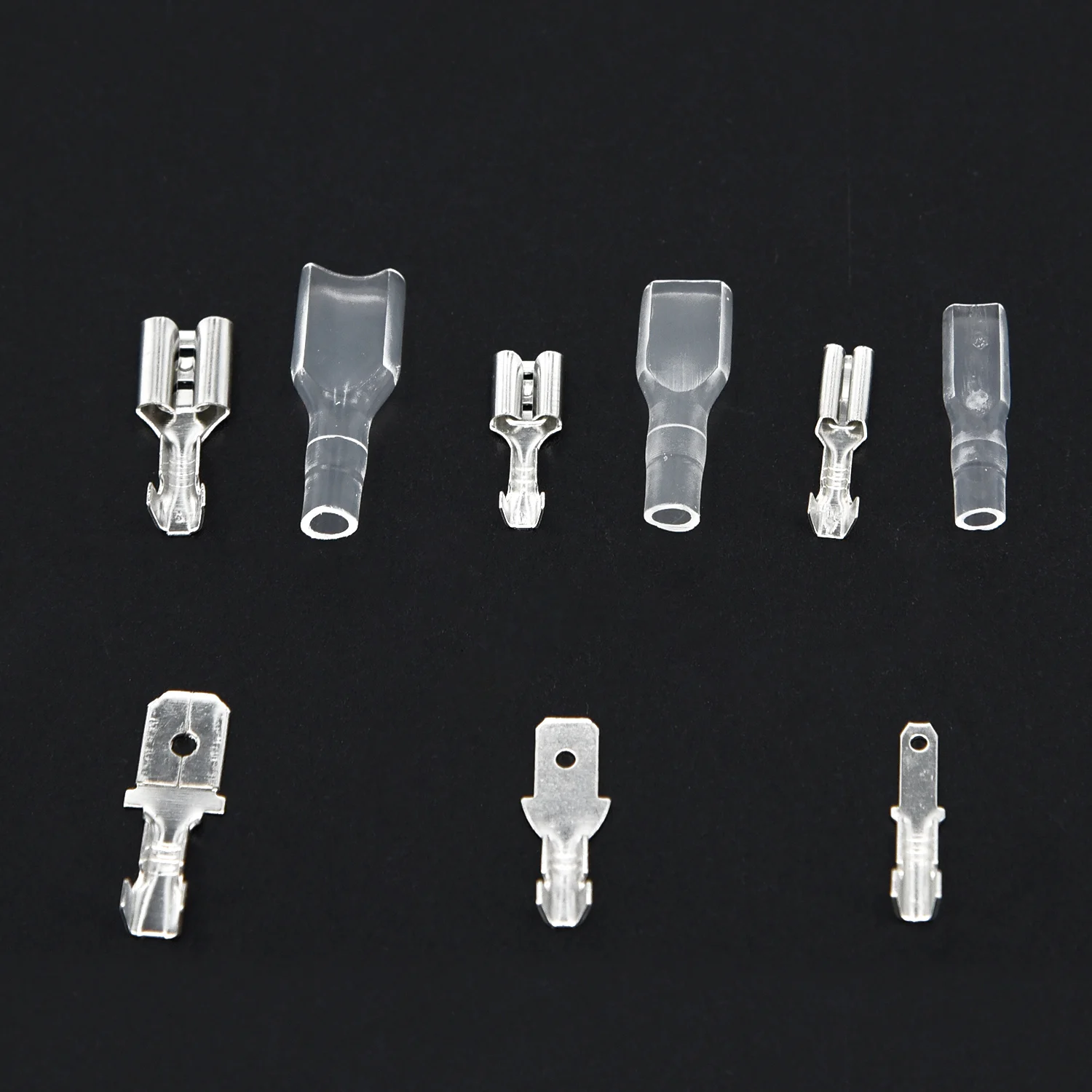 

Set of 270pcs Female&Male Spade Crimp Terminal Connectors 2.8/4.8/6.3mm Hot Sale