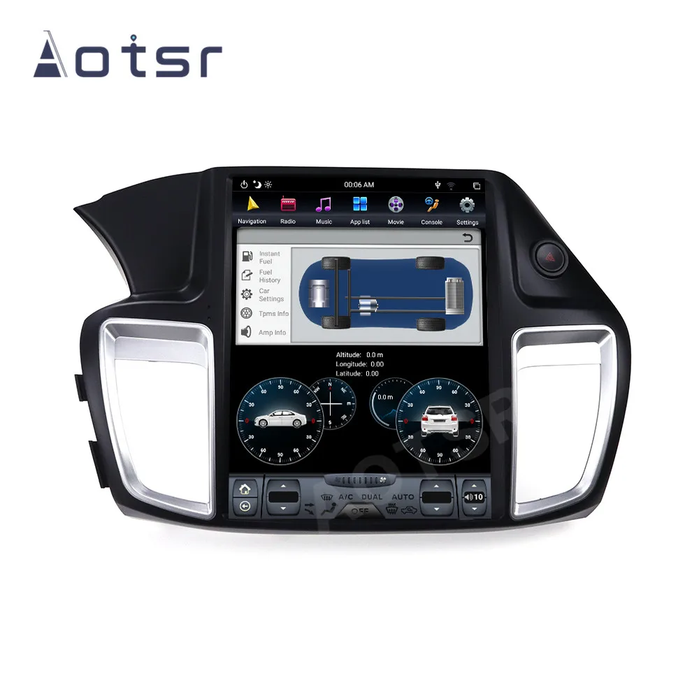 Автомагнитола AOTSR 1 Din Android 8 для Honda Accord 9 2013 2018 автомобильный мультимедийный плеер